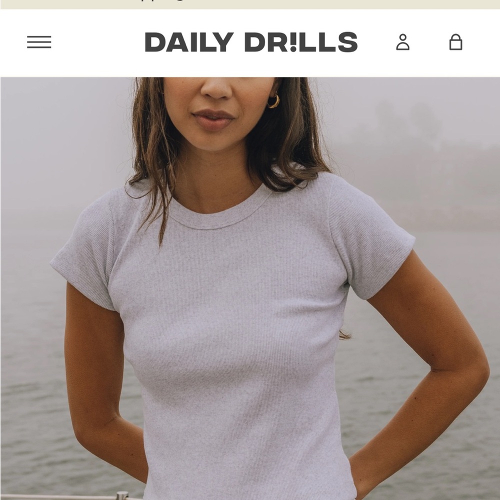 Daily Drills baby ribbed tee